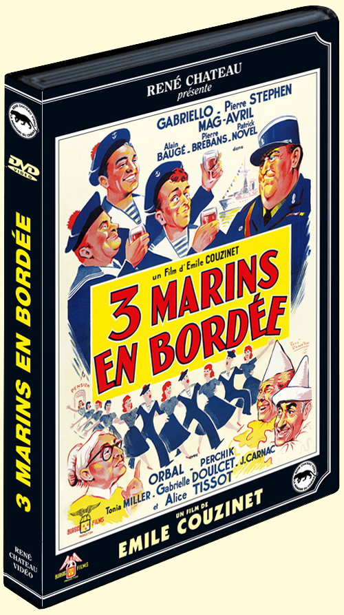 TROIS MARINS EN BORDEE (1957)